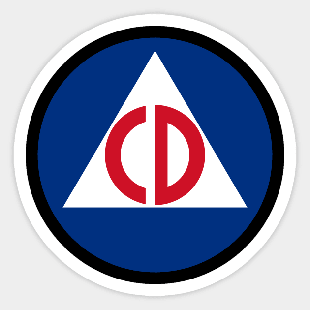 Civil Defense - United States Sticker by Pablo_jkson